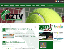Tablet Screenshot of kztv.nl
